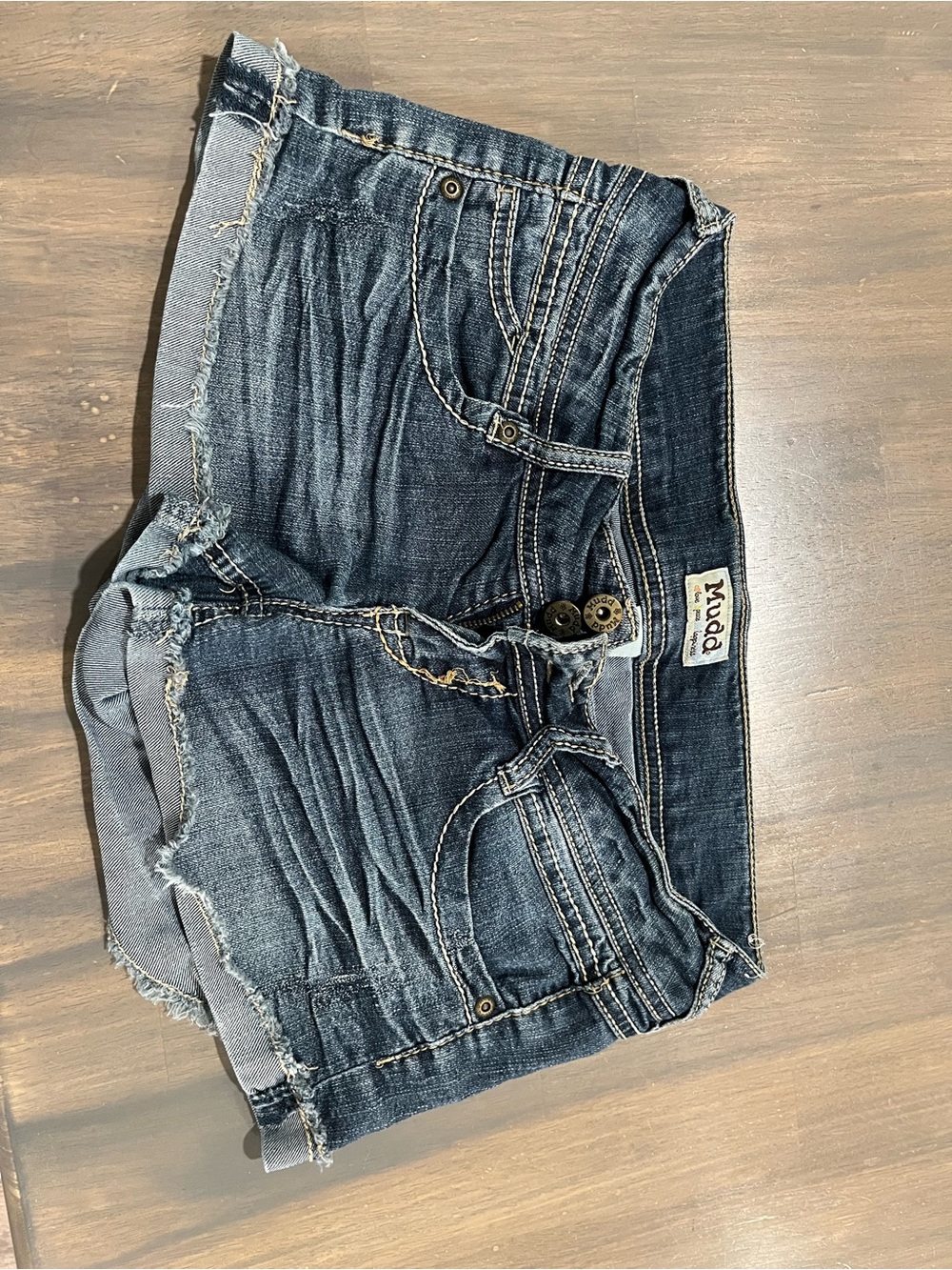 Mudd Dark Blue Denim Jean Shorts